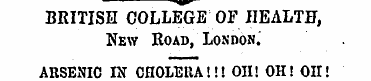 BRITISH COLLEGE OF HEALTH, New Road, Lon...