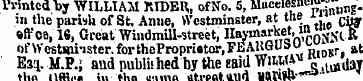 t'rintcaby WILLIAM RIDER, of No. 5, M "-...
