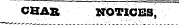 CHAB, NOTICES,