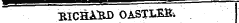 hichabd oastles. ¦ - -