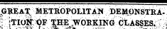 £REAT "METROPOLITAN opEMONSTRA^ ':"iTl6^&gt;0F THE^W()RE1NG CLASSES; i