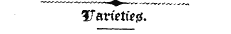 Varieties.