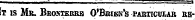 It is Mr. Beonteeeh O'Bhibk's p articular re-