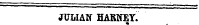 JULIAN HARWEY.