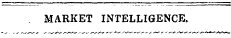 MARKET INTELLIGENCE.