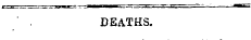DEATHS.