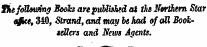 TiefoUatring Hooks are published at ths Northern Star sfct, 310, Strand, and may be had of M Boobtellers and News Agents.