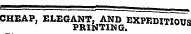 CHEAP, ELEGANT, AND EXPEDITIOUS PRINTINGr*