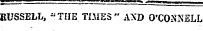 RUSSELL, "THE TIMES" AND O'CONNELL