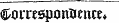 COiTesponuence*