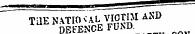 THE NATION VICTIM AND DEFENCE FUND.