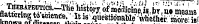 - TnEEiraoTics. -'rhe history of metWinD 'f s.bT n« means ^a of disetheir lmdSr