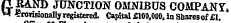 Q. RAND JUNCTION OMNIBUS COMPANY, M €roriEionalIy registered. Capital £100,000, in Shares of £1.