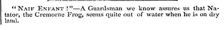 "Naif Enfant!"—A Guardsman we know assur...
