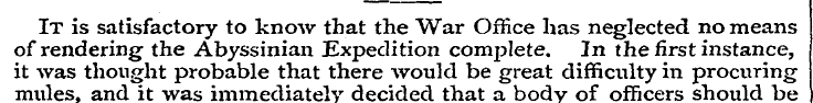 It is satisfactory to know that the War ...