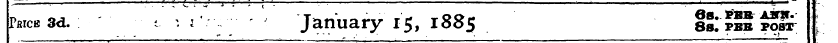 Price 3d. ; t i r January 15, 1885 Sil'm...