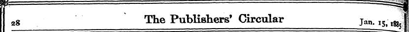 2g The Publishers' Circular jan. I5 lS8p...