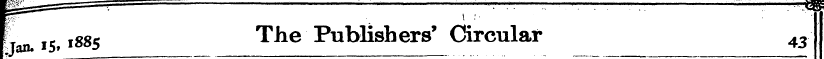 ¦ *"'¦ ¦' ' '" t_ , ,5,1885 The Publishe...