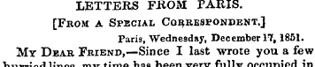 LETTERS FROM. PARIS. [Fkom a Special Co-...