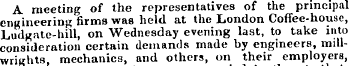 A meeting of the representatives of the ...