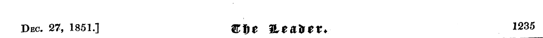 Dec. 27, 1851.] ®f>t &ta\ttt. 1235
