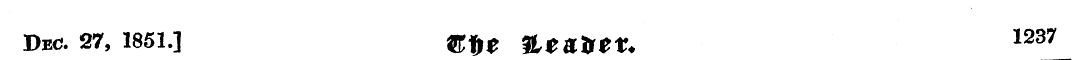Dec. 27, 1851.] 1$%$ %t&rttt. 1237